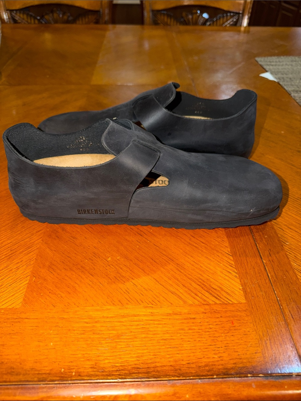 Birkenstock Black Men's Slip-On Clog with Side Buckle Accent - Picture 6 of 6